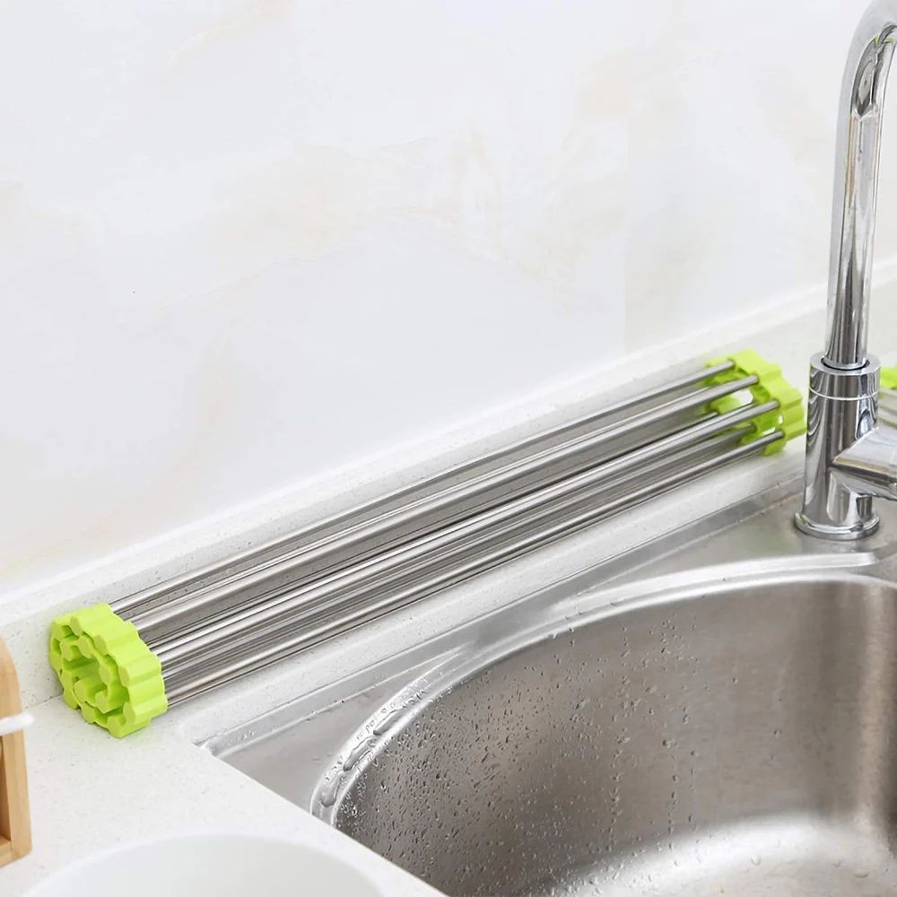 Kitchen Roll-up Dish Drying Rack