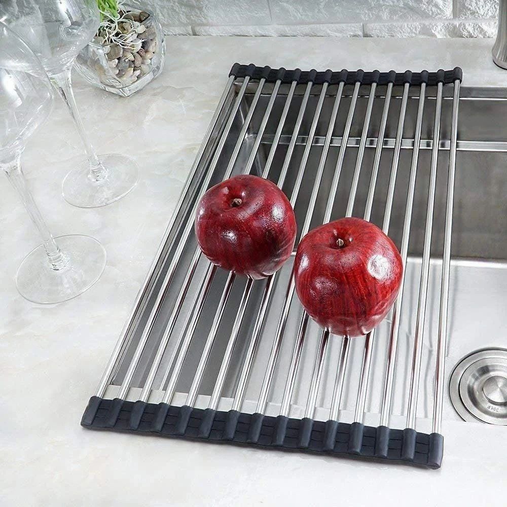 Kitchen Roll-up Dish Drying Rack